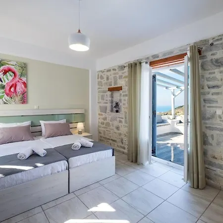 Villa Amphitrite With Amazing Sea View And Private Swimming Pool Páros